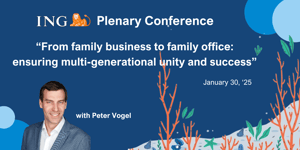 SAVE THE DATE | ING Plenary Conference with Peter Vogel